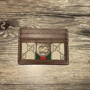 Gucci woman card holder authentic
